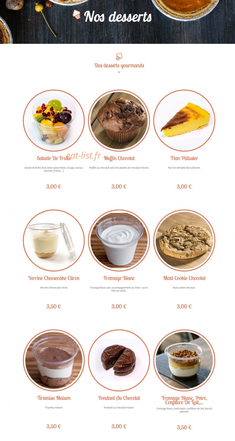 Cantine & Gamelle — carte page 4