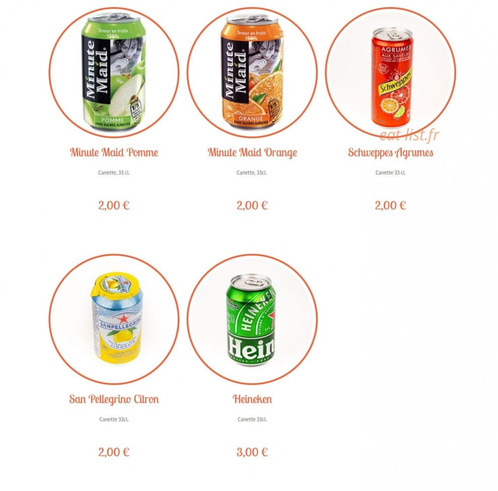 Cantine & Gamelle — carte page 7