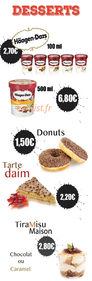 Chicken Ben's — carte page 4