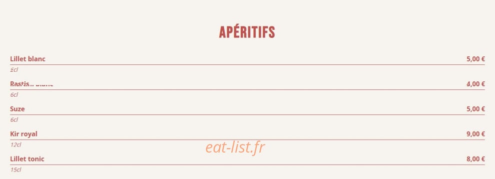 Cocorico le French Pub — carte page 6