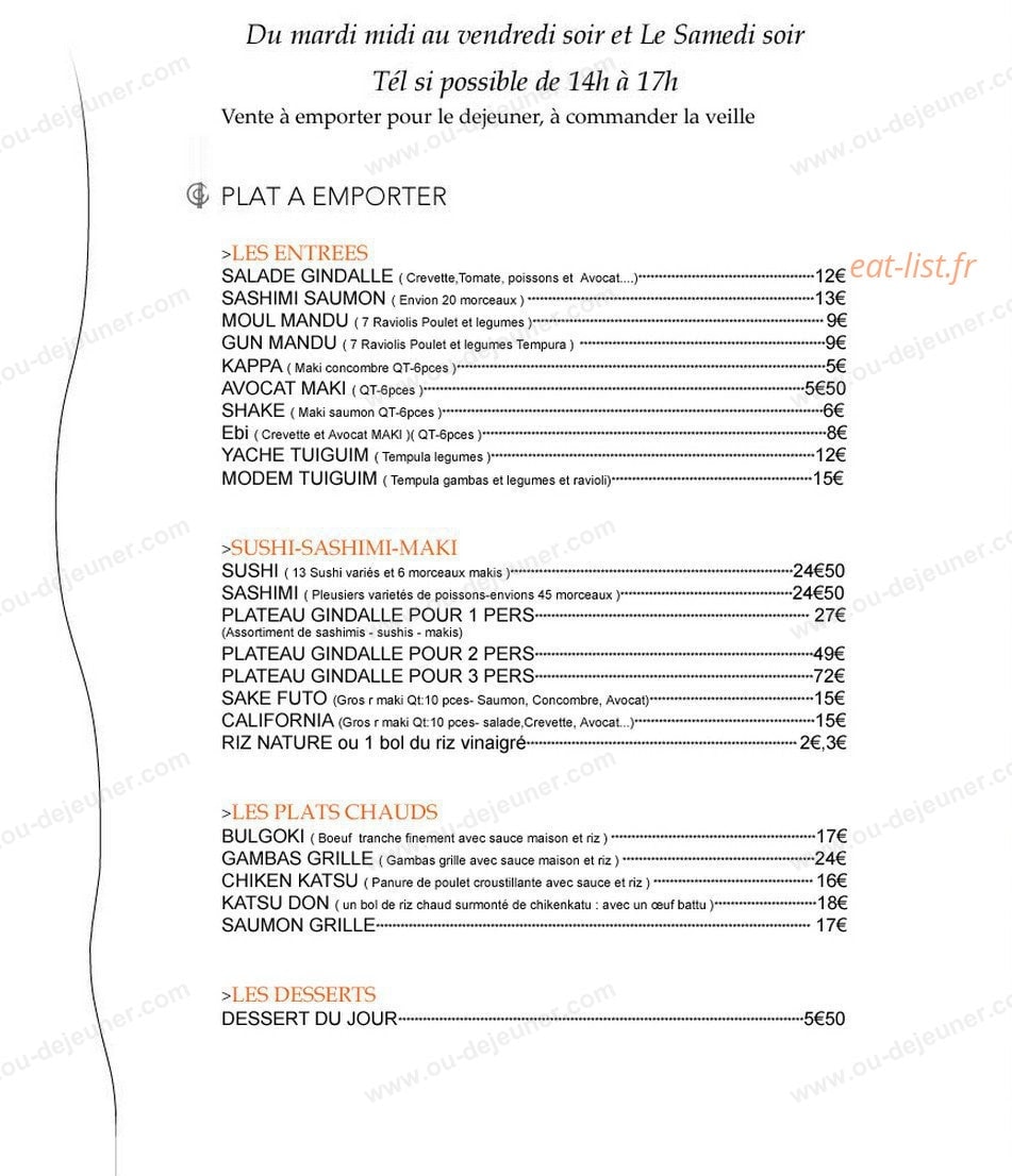 Gin Dal Le — carte page 5