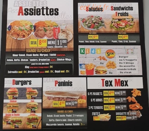 Istanbul Grillade — carte page 3