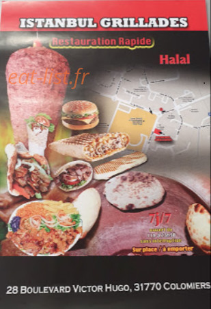 Istanbul Grillade — carte page 1