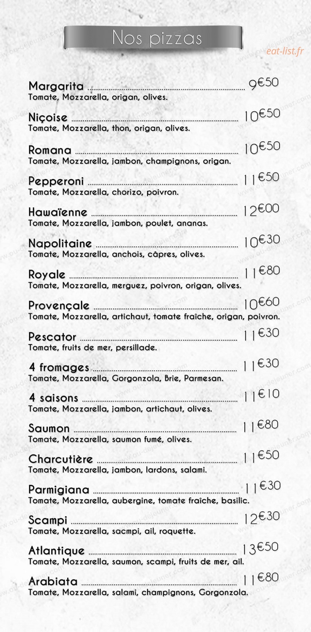 L'authentique — carte page 2