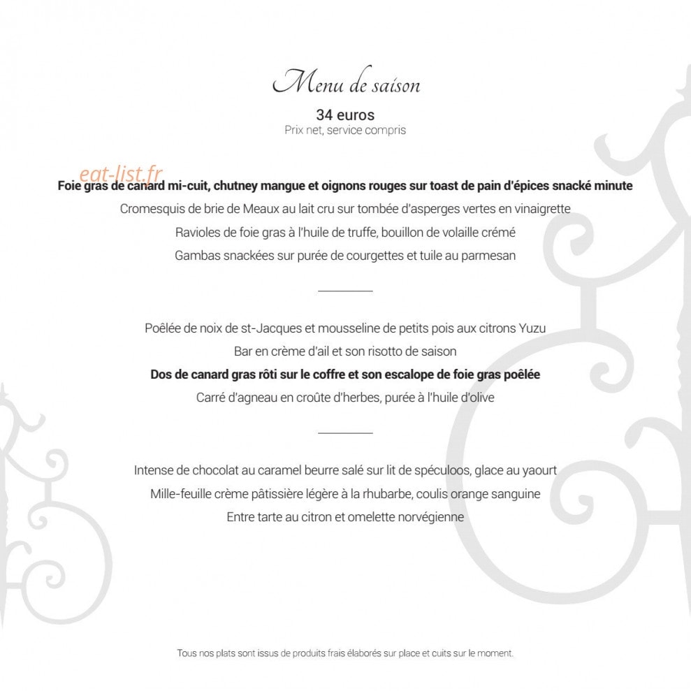 Le Canard sur le Toit — carte page 4