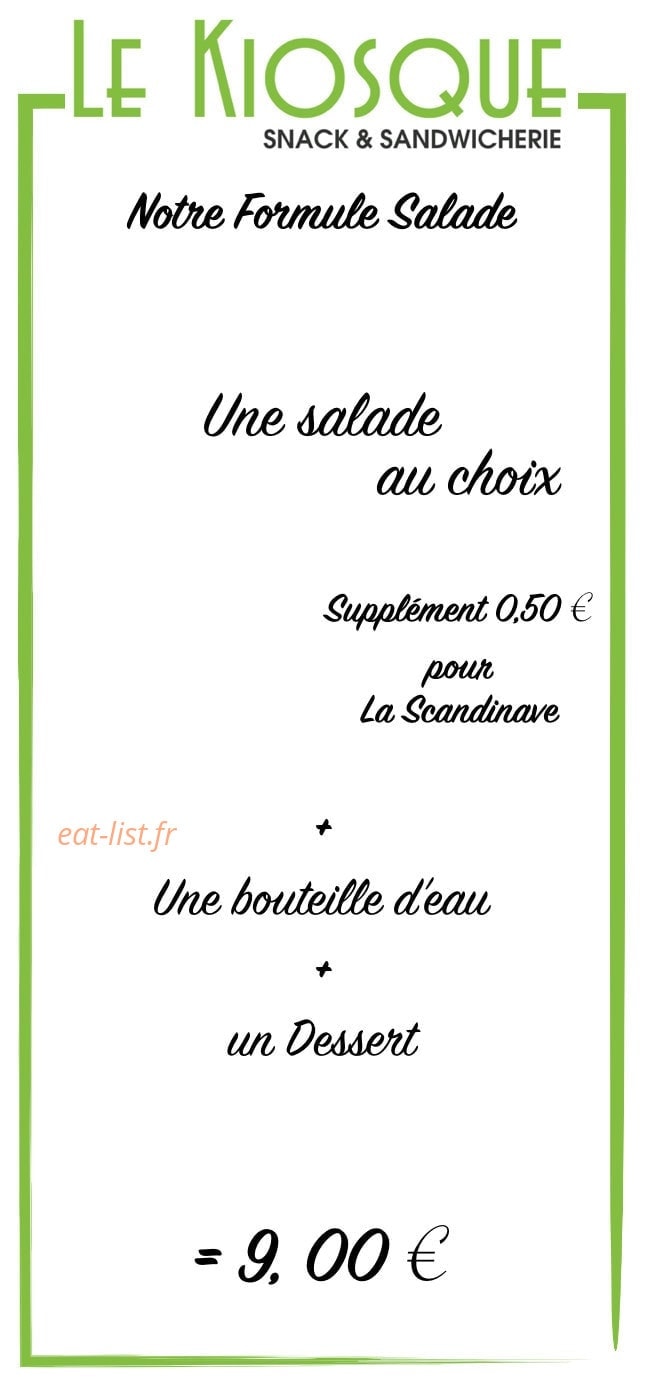 Le Kiosque — carte page 3