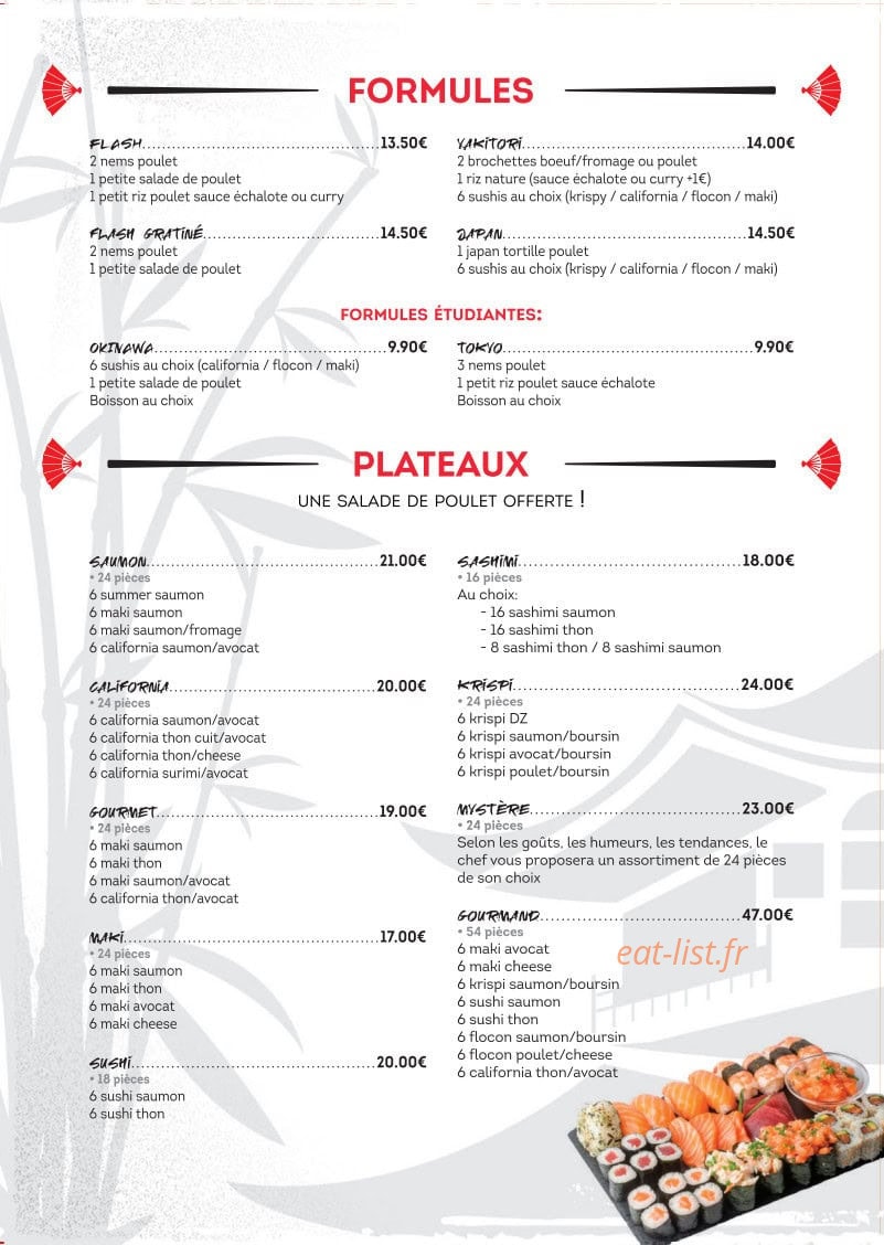 Sushi Avenue — carte page 2