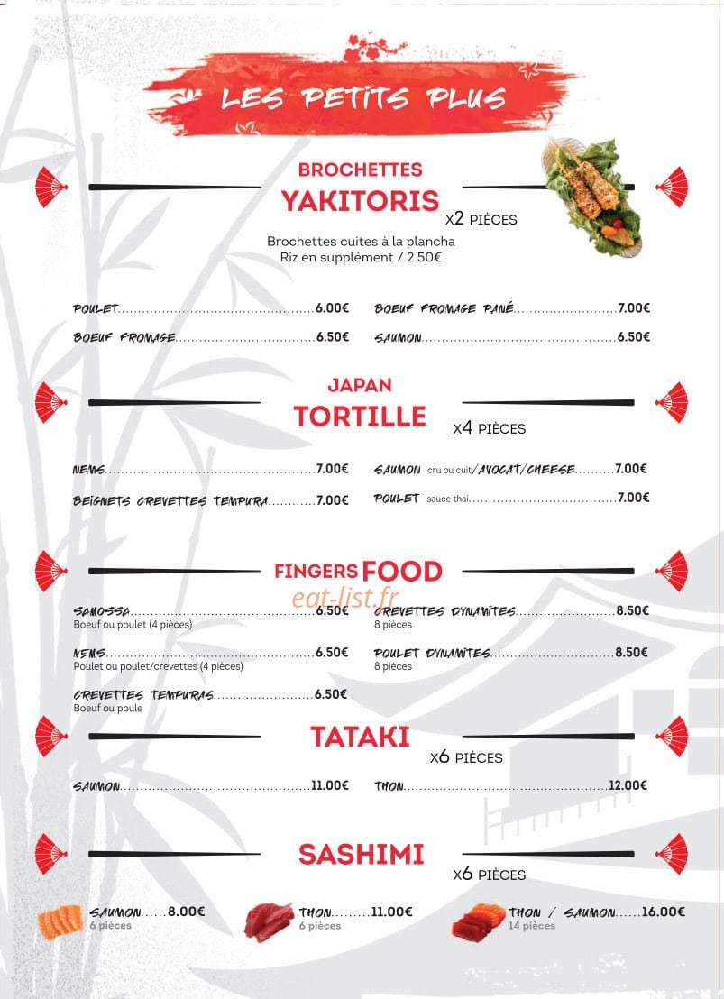 Sushi Avenue — carte page 4