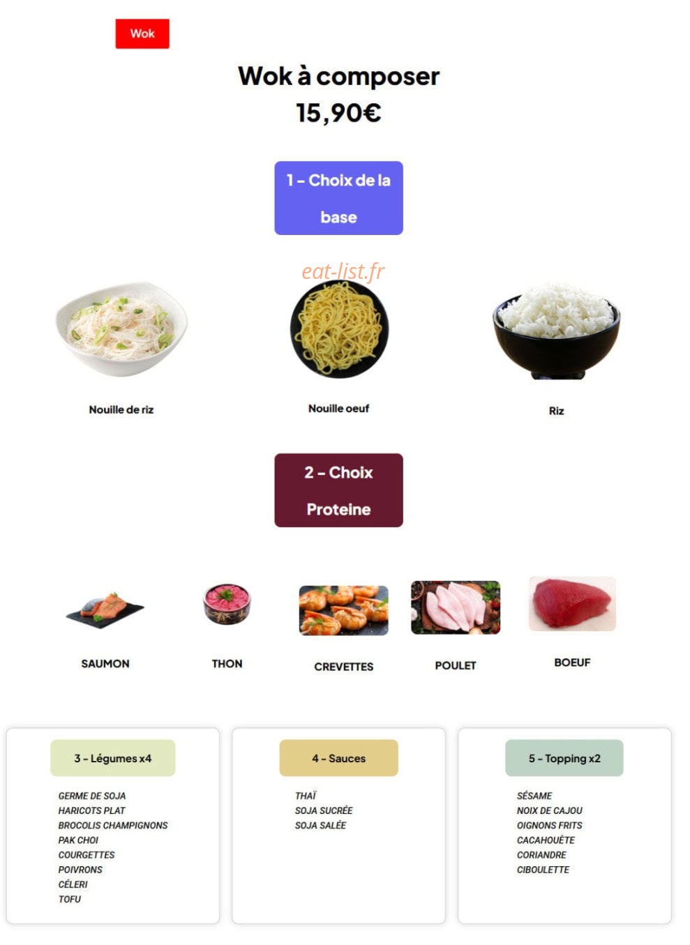 Sushis wok 31 — carte page 11