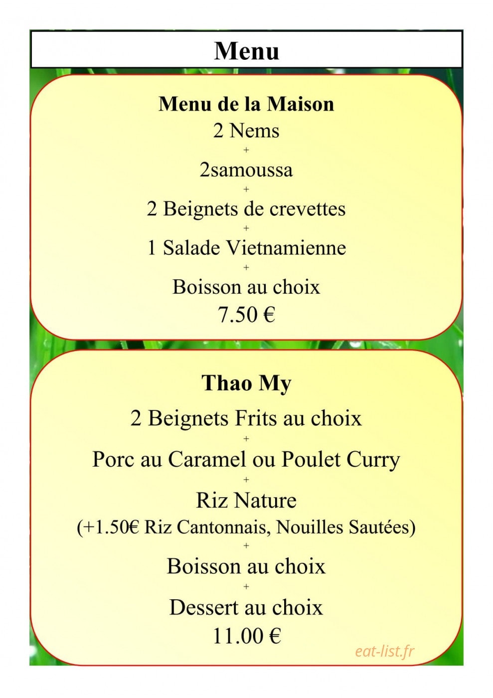 Thao-My — carte page 2