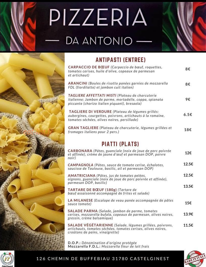Da Antonio — carte page 5