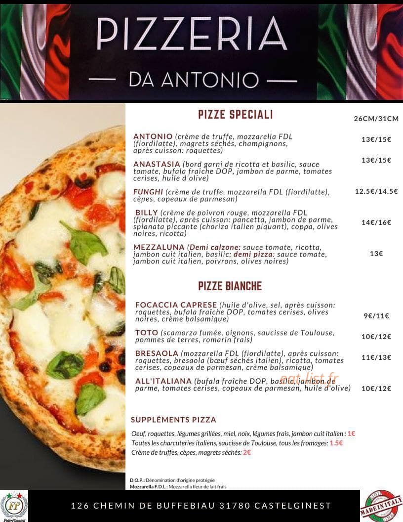 Da Antonio — carte page 4