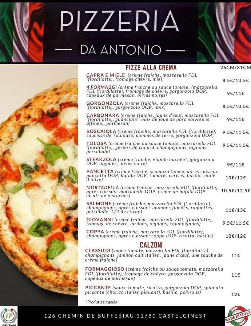 Da Antonio — carte page 3