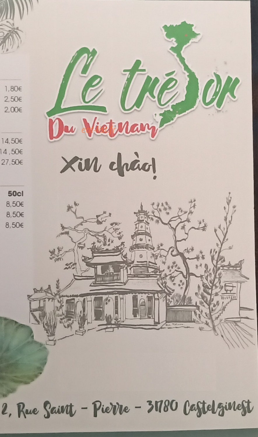 Le Trésor Du Vietnam — carte page 1