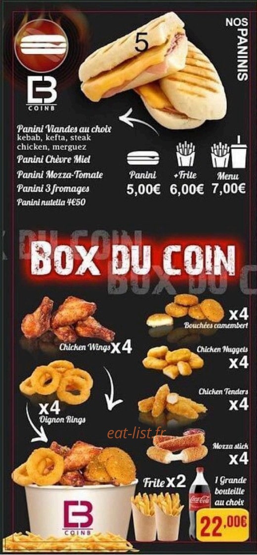 Coin B — carte page 5