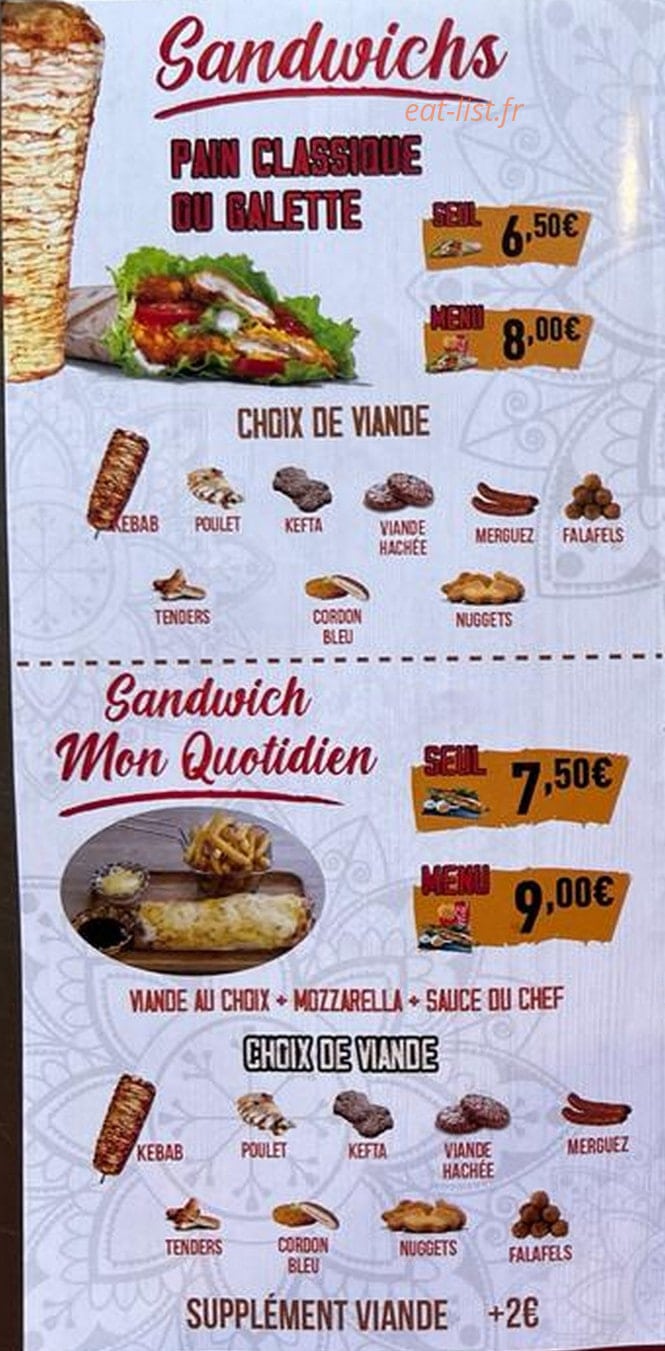 Mon quotidien — carte page 4