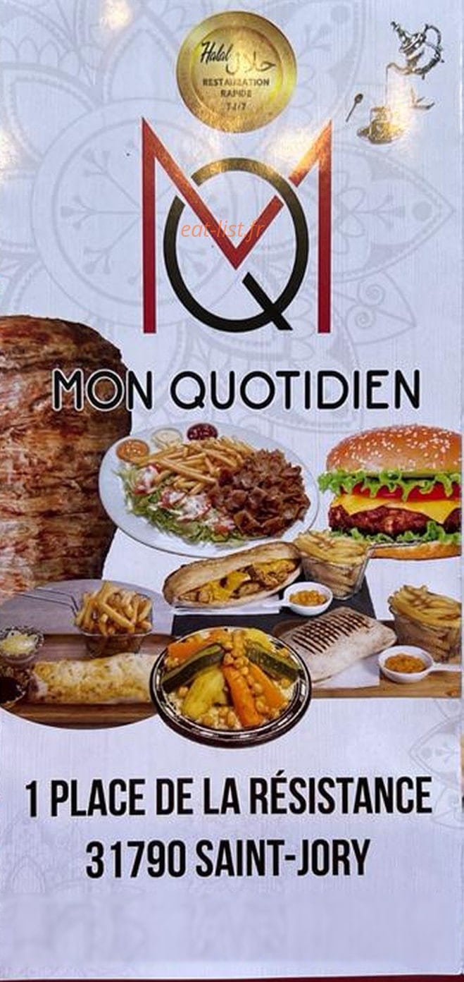 Mon quotidien — carte page 1