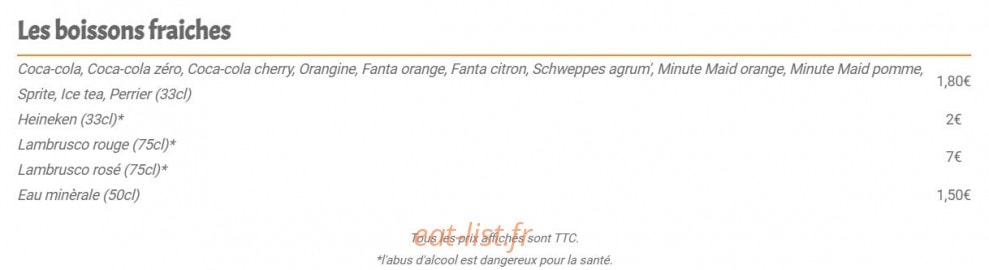 Pizza di Lucas — carte page 5