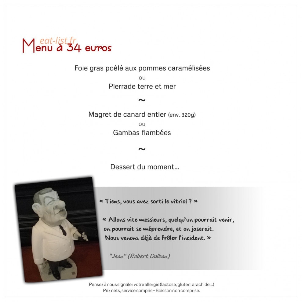 Hostellerie du Parc — carte page 4