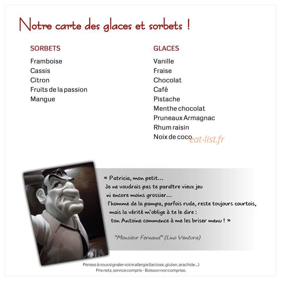 Hostellerie du Parc — carte page 5
