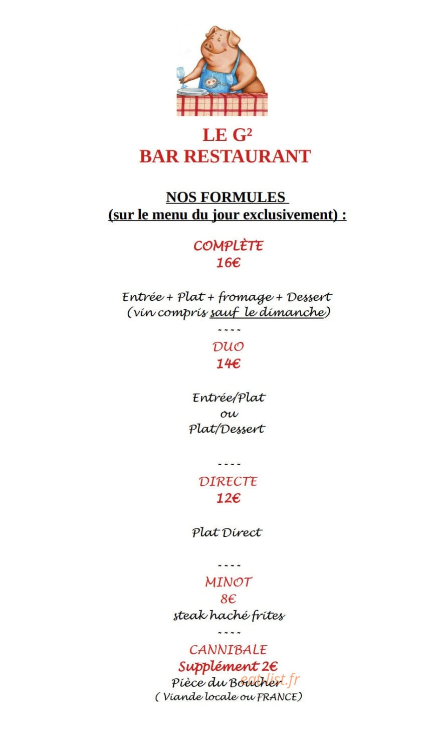Le G² — carte page 2