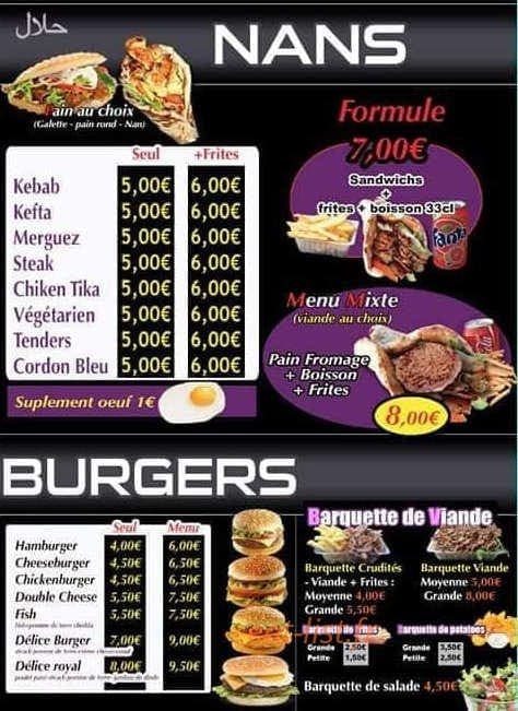 Delice de l'inde — carte page 4