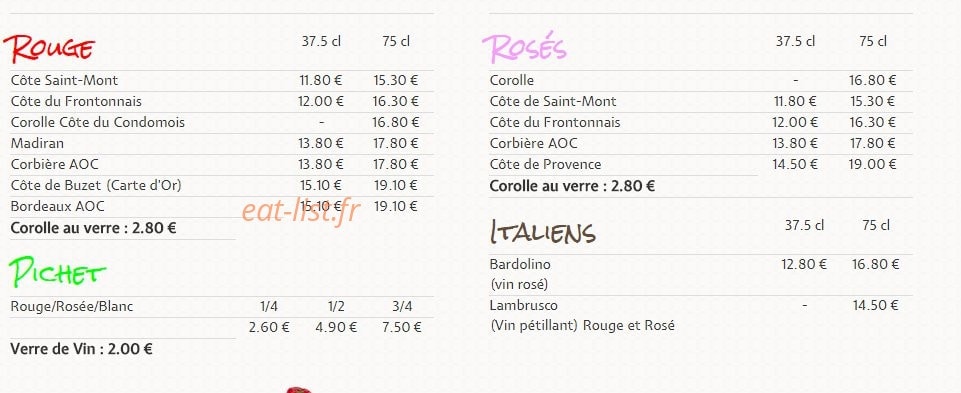 L'escabéche — carte page 3