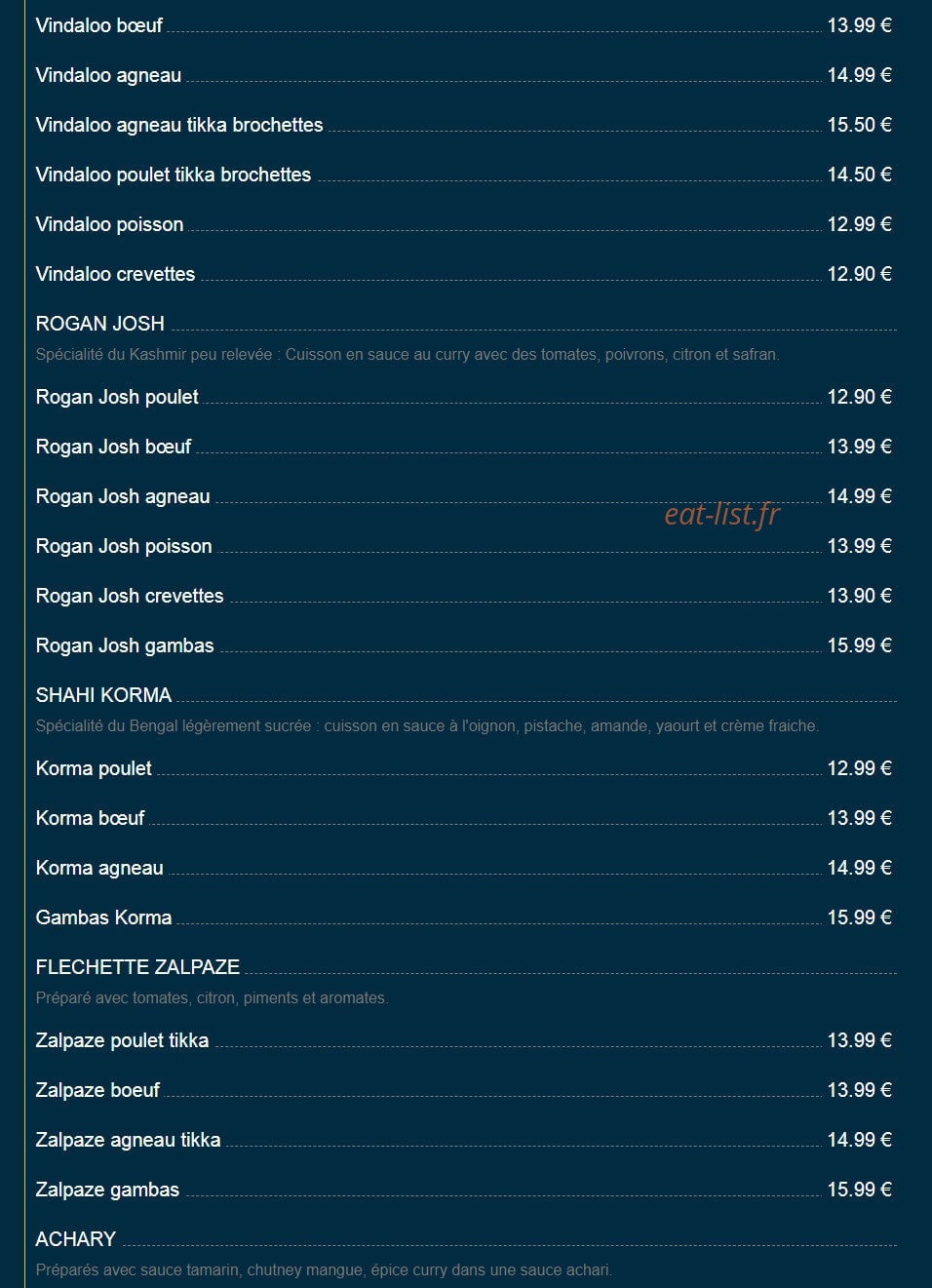 Le sonarga — carte page 4