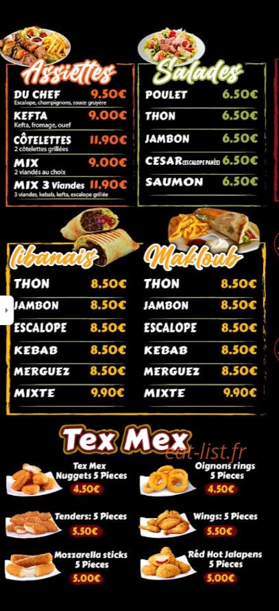 mk Burger — carte page 5
