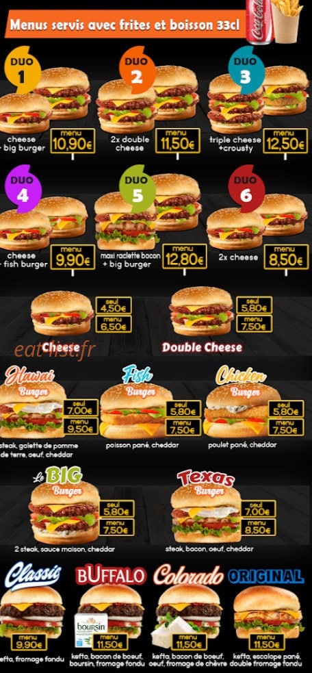 mk Burger — carte page 4