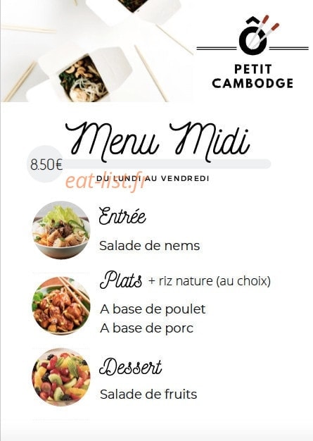 Ô petit Cambodge — carte page 3