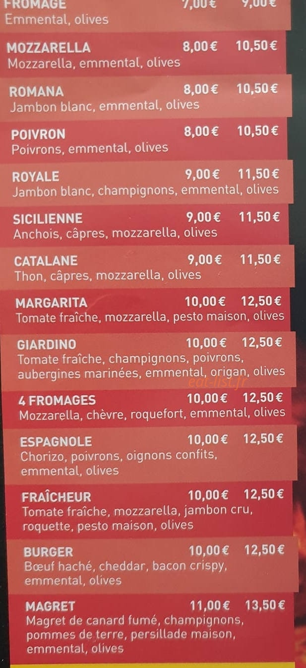 Saint Gaudinoise — carte page 1