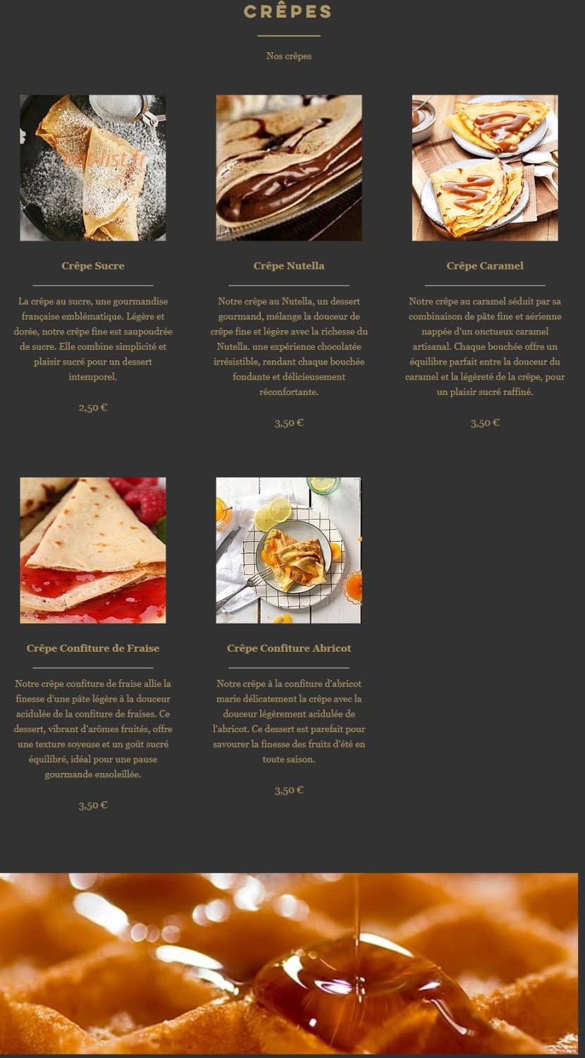 The French Burger — carte page 5