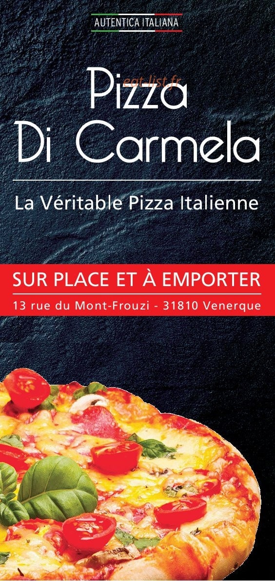 Pizza di Carmela — carte page 1