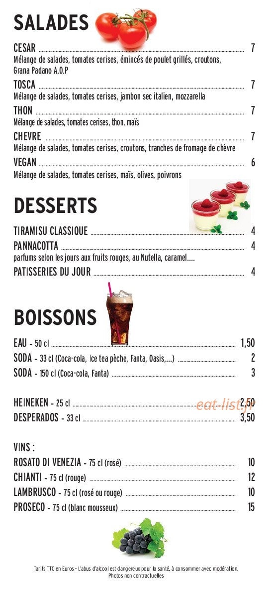 Pizza di Carmela — carte page 5