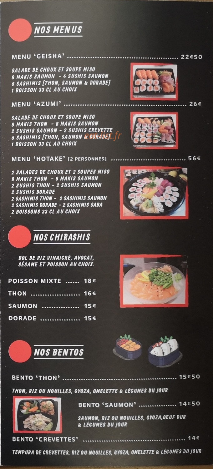 Sushi Hotaké — carte page 4