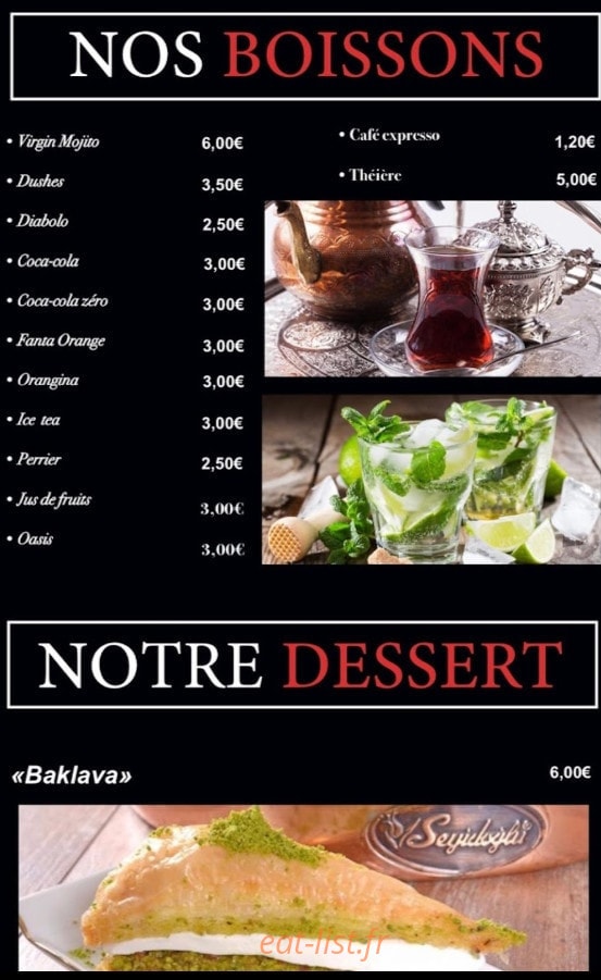 Bakou Grillades — carte page 6