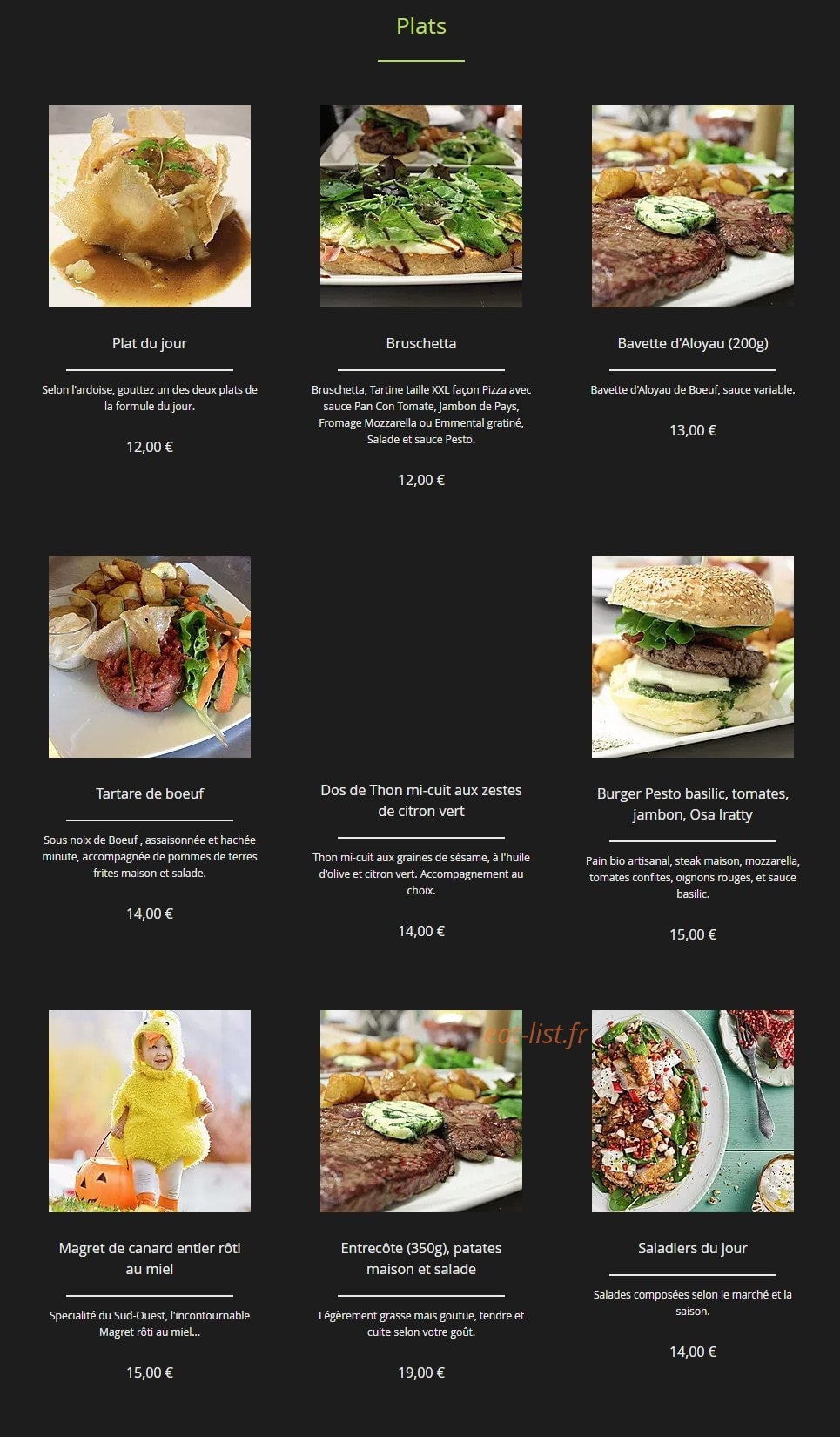 Chai nous — carte page 2