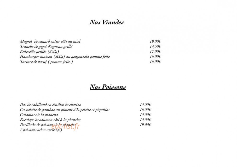 El Mango Café — carte page 4