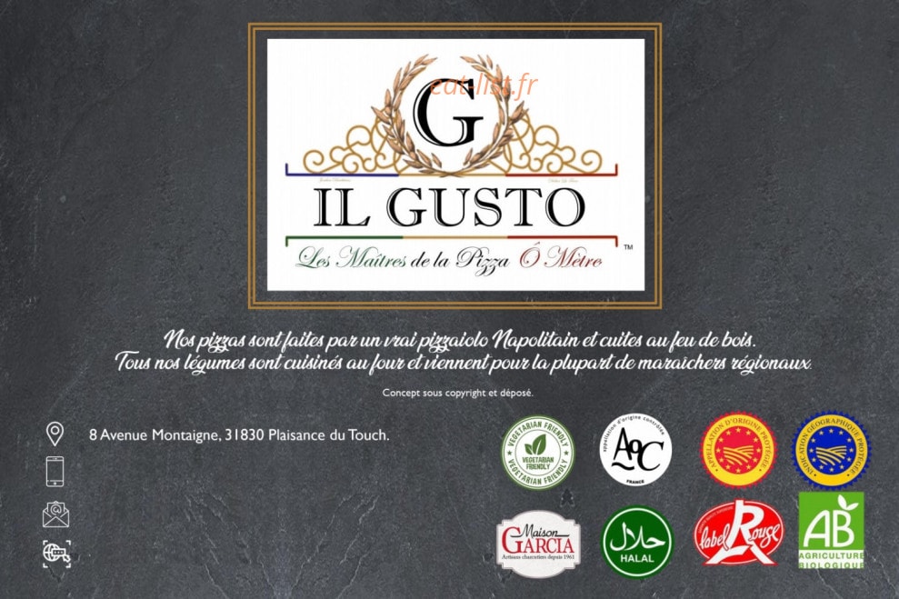 Il Gusto — carte page 1