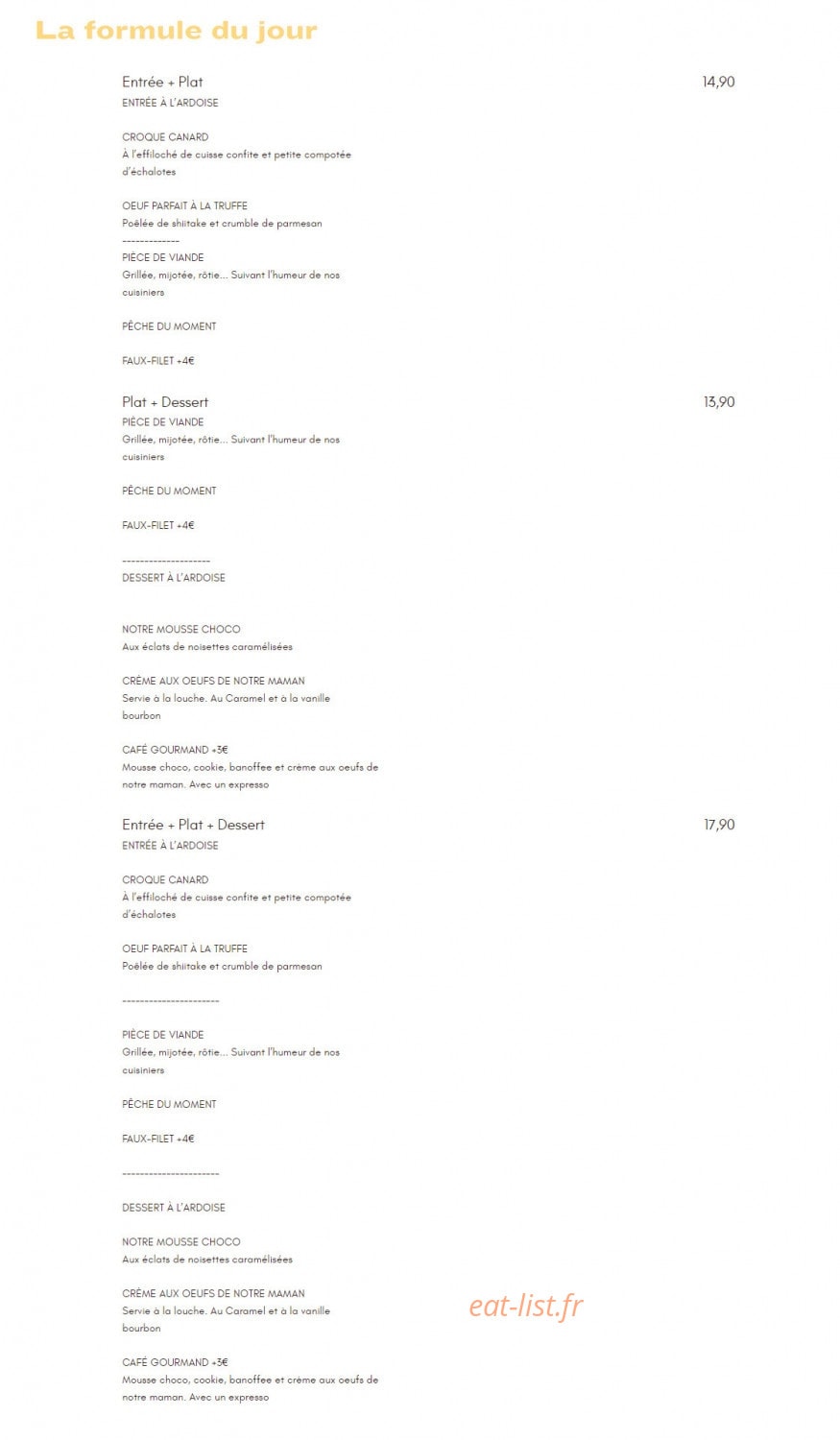 La Côte & l'Arête — carte page 5