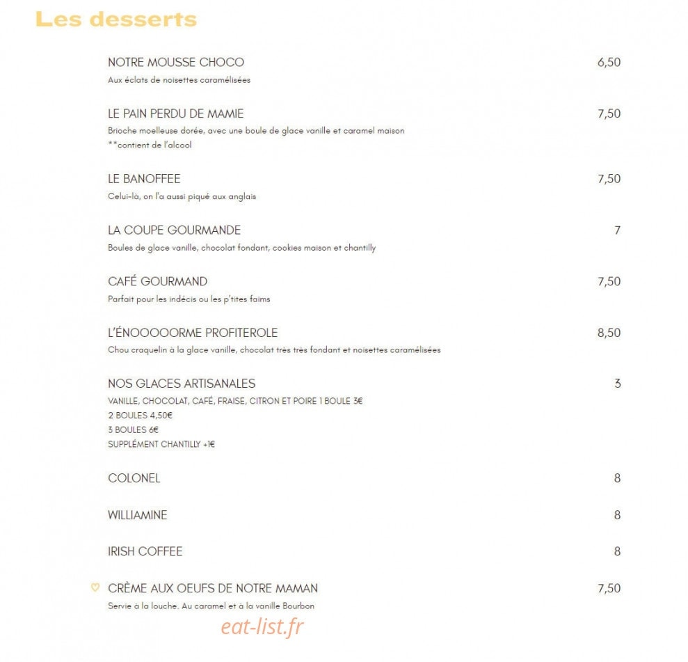La Côte & l'Arête — carte page 6