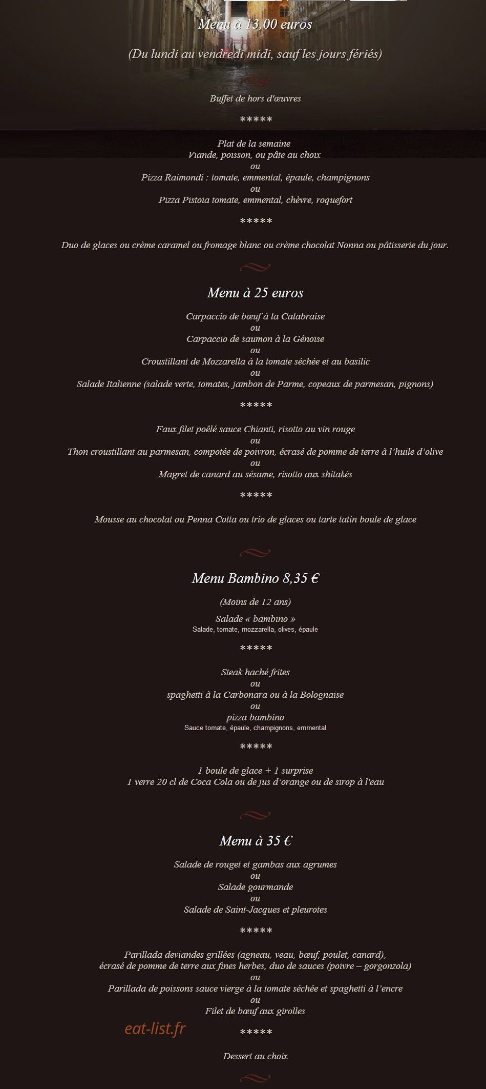 La Toscane — carte page 7
