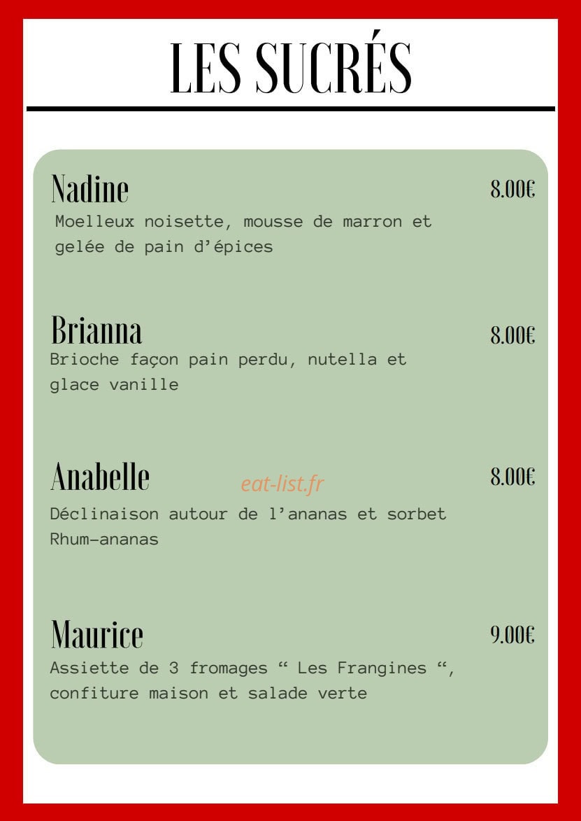 Mademoiselle Soline — carte page 5