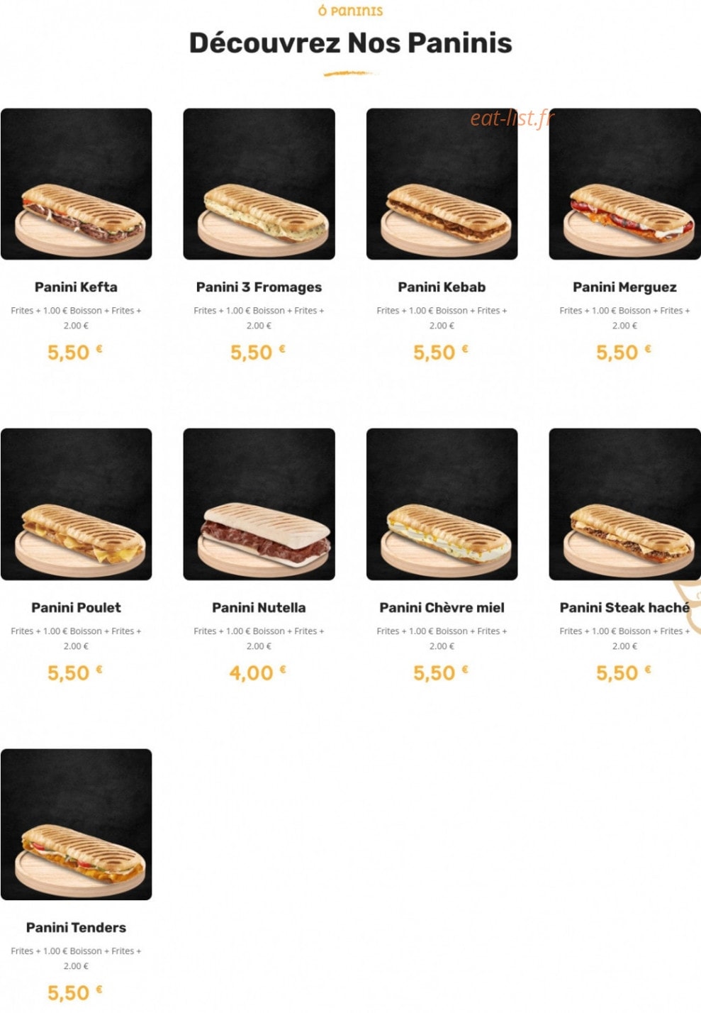 Ó Gyros — carte page 7