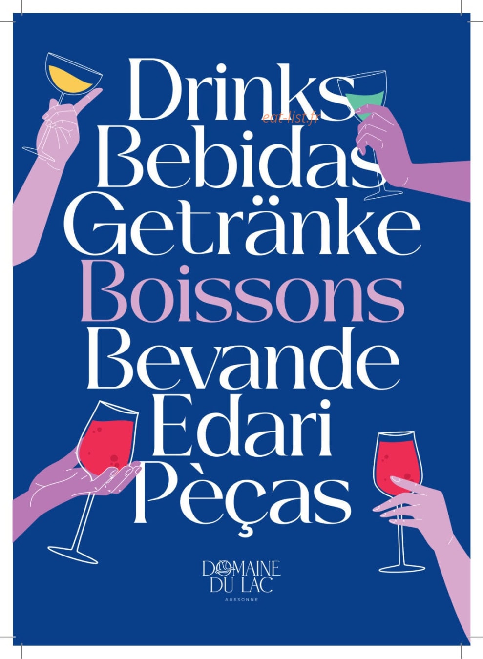 Domaine du Lac — carte page 8