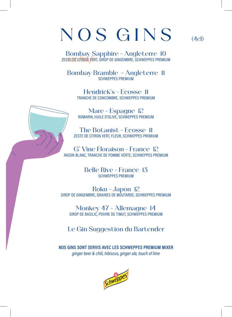Domaine du Lac — carte page 12