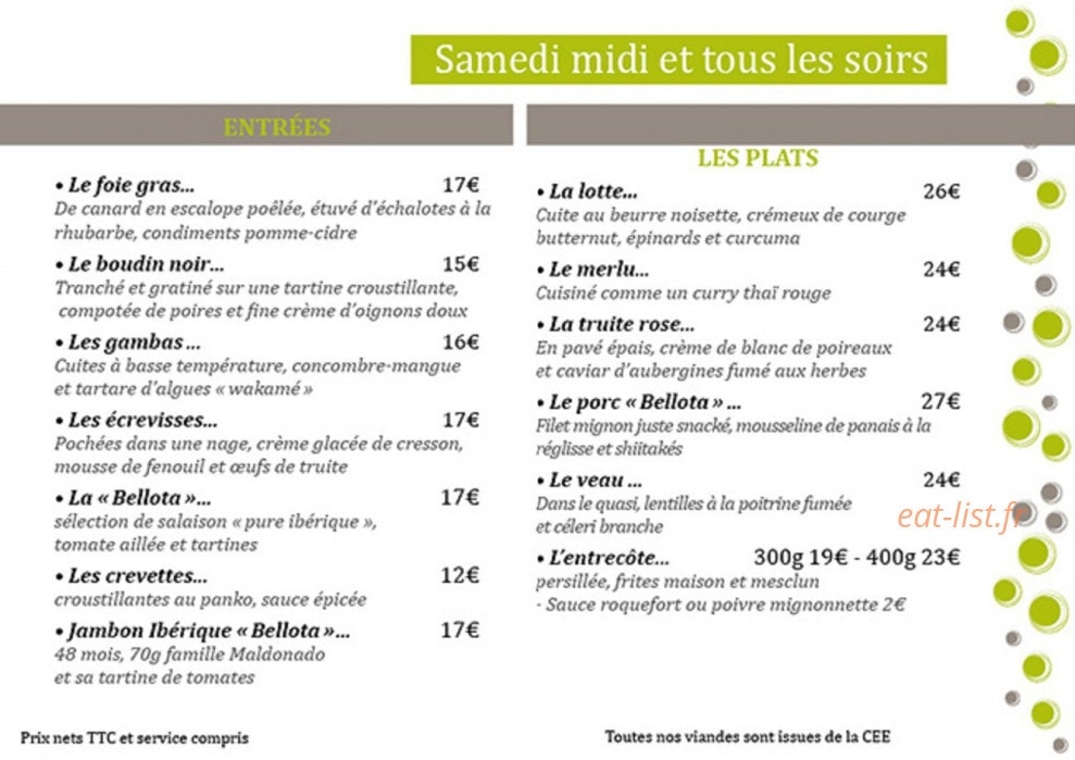 L'instant — carte page 2