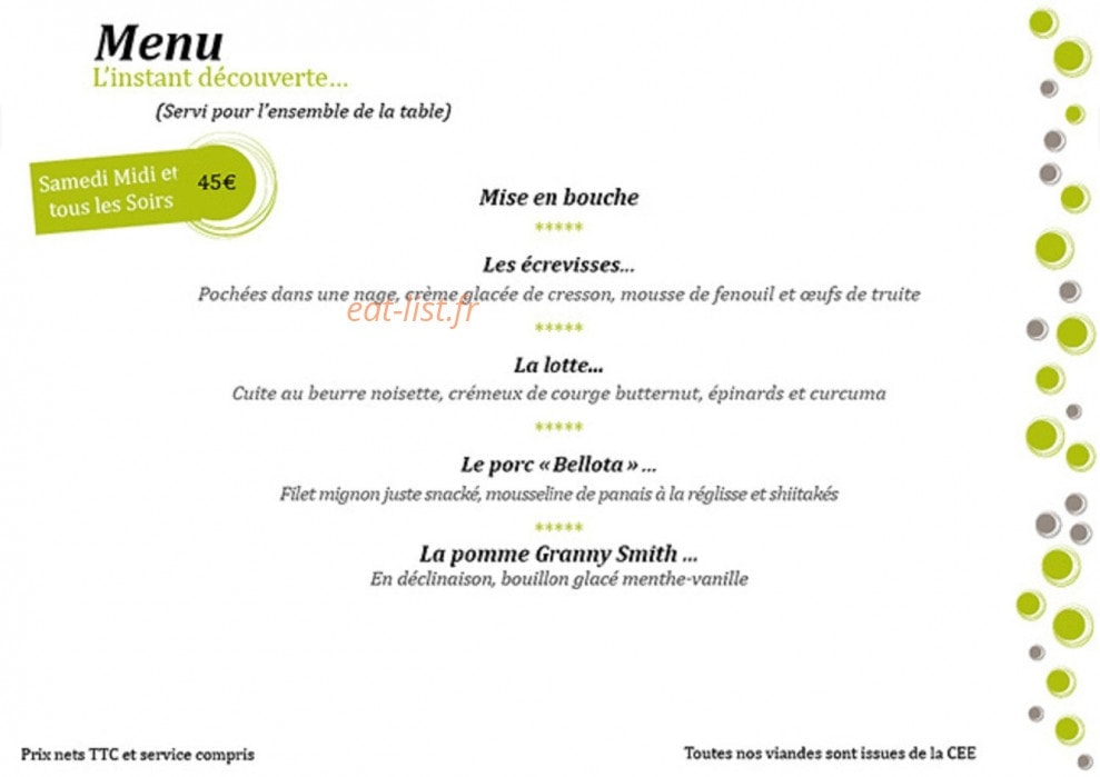 L'instant — carte page 3