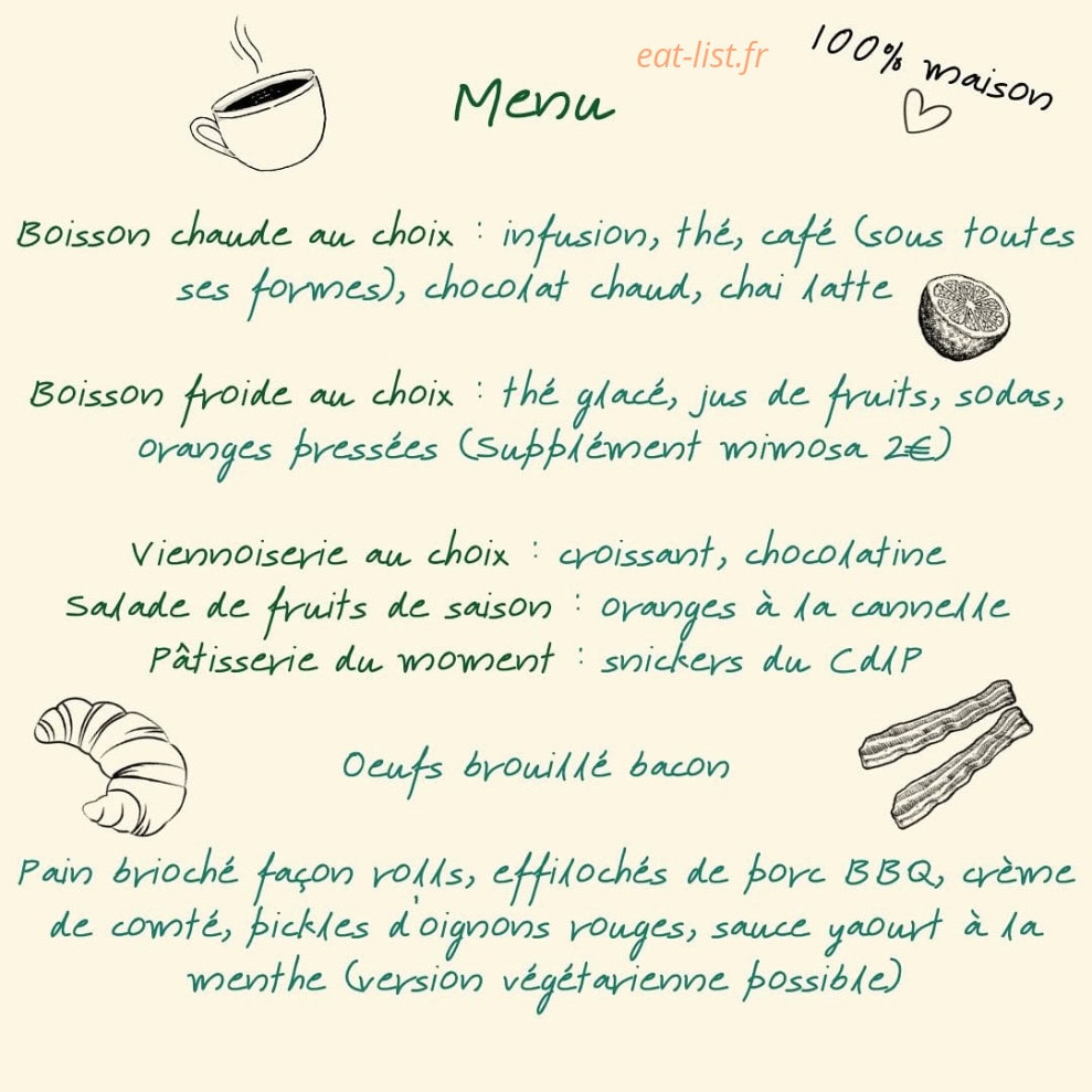 Le Café de la Place — carte page 3